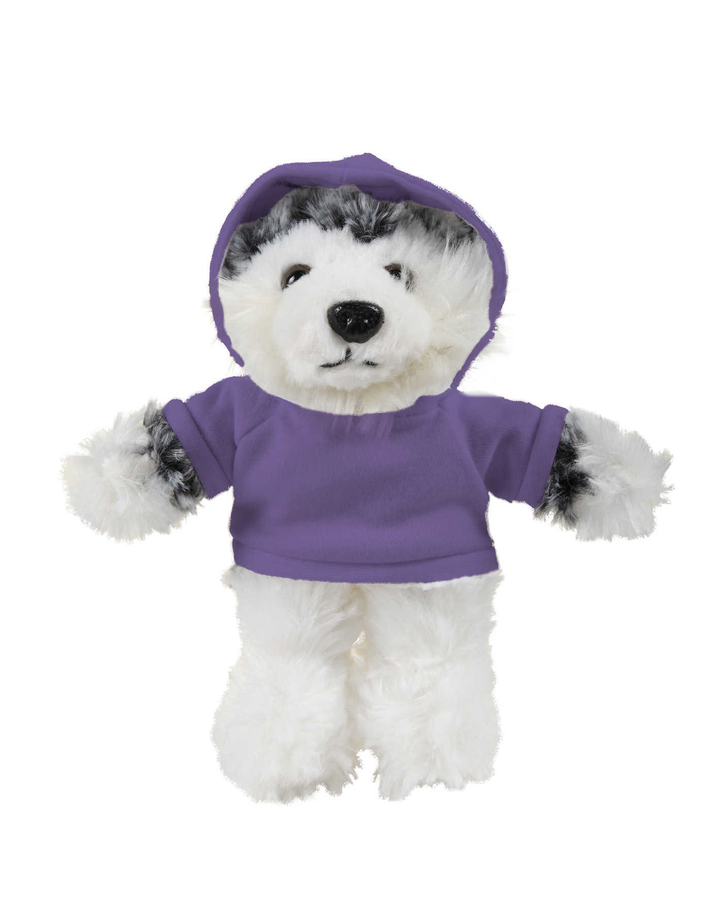 soft plush Husky with hoodie 17