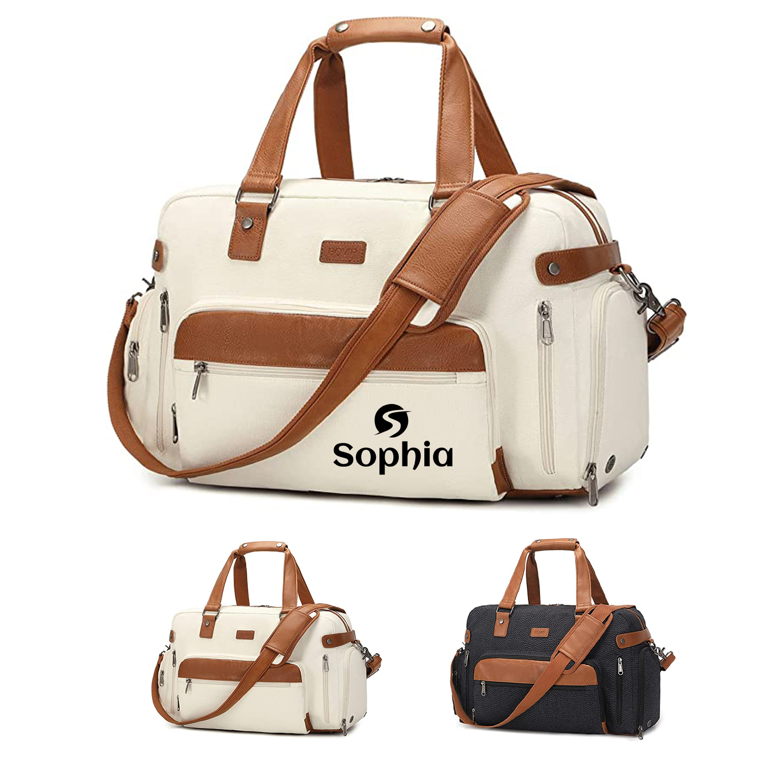 Canvas Overnight Travel Carry On Bag 2