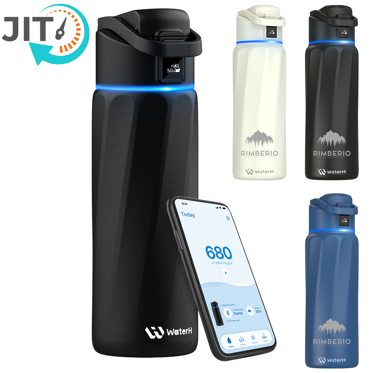 WaterH 32 oz Smart Water Bottle 1