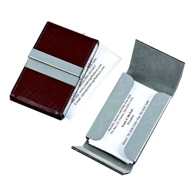 Contempo Brwon Card Holder 1