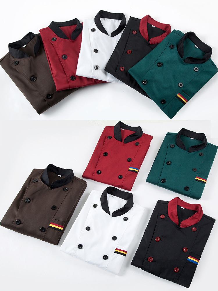 Short Sleeve Chef Coat Jacket Shirt 2