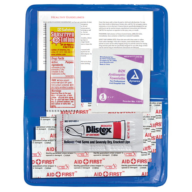 "SUN-IS-FUN" 8 Piece Sun Relief First Aid Kit 12