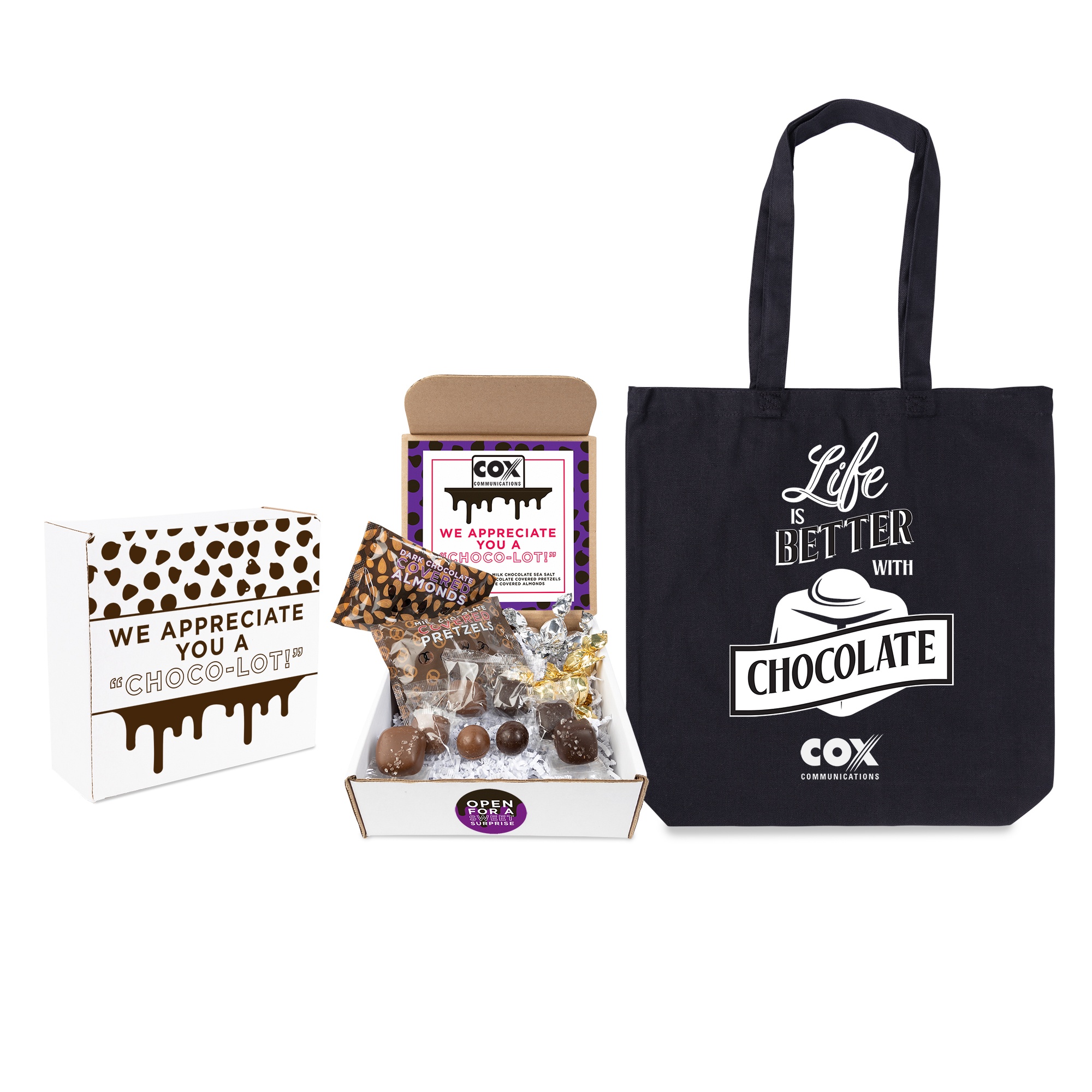 We Appreciate You A Choco-lot Mailer with Tote 1