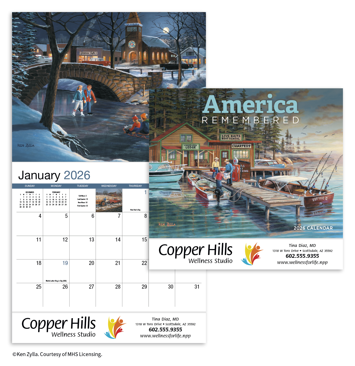 HotLine® Products America Remembered Appointment Calendar - Stapled 1