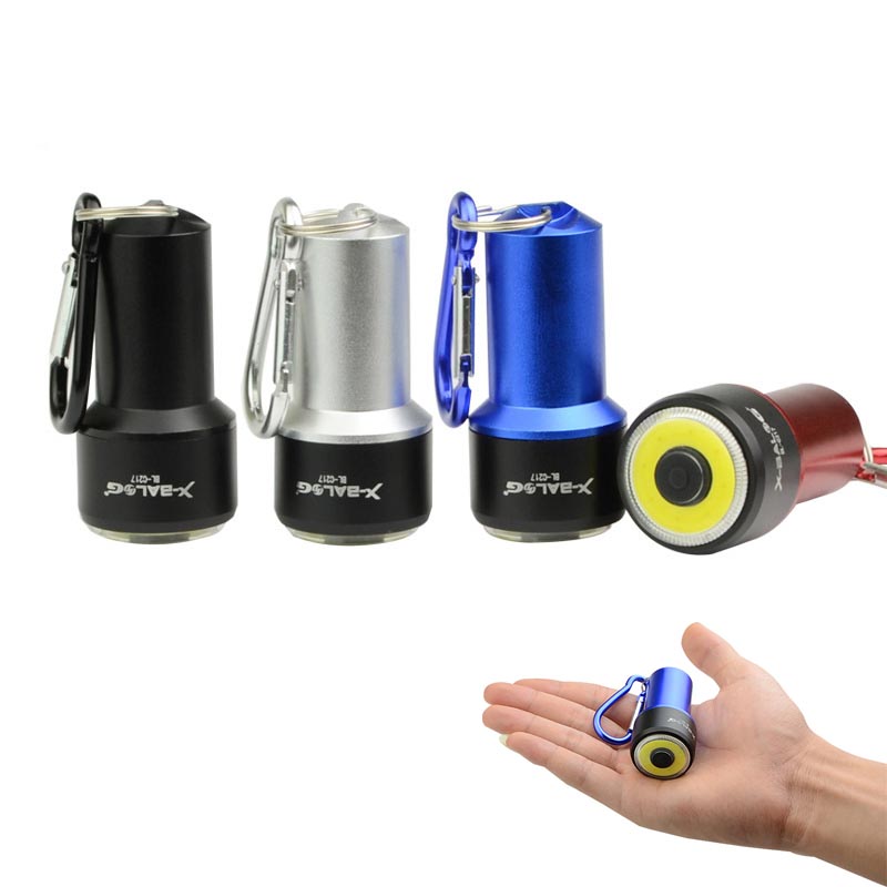 Mini COB Flashlight with Carabiner 2
