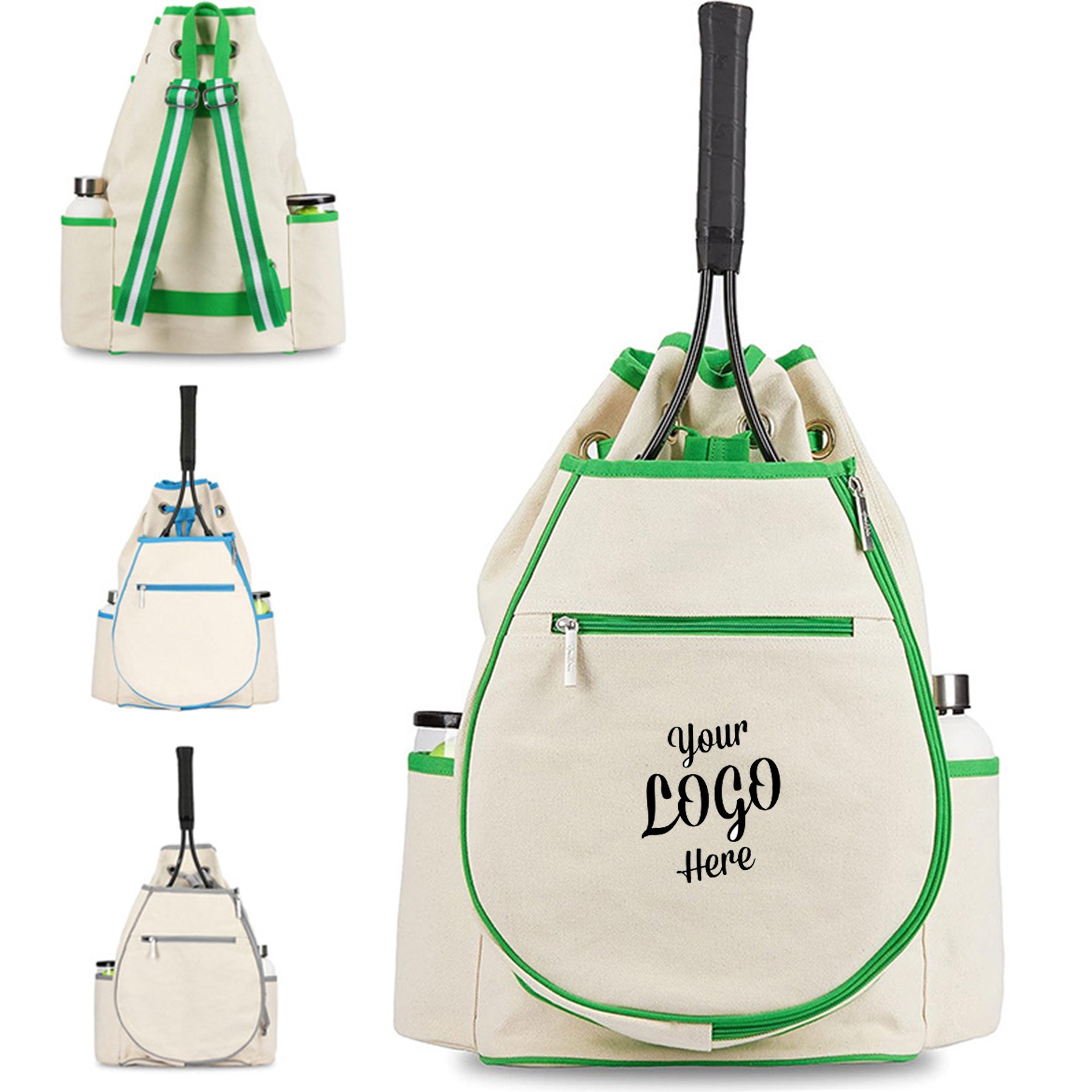 Tennis Canvas Backpack