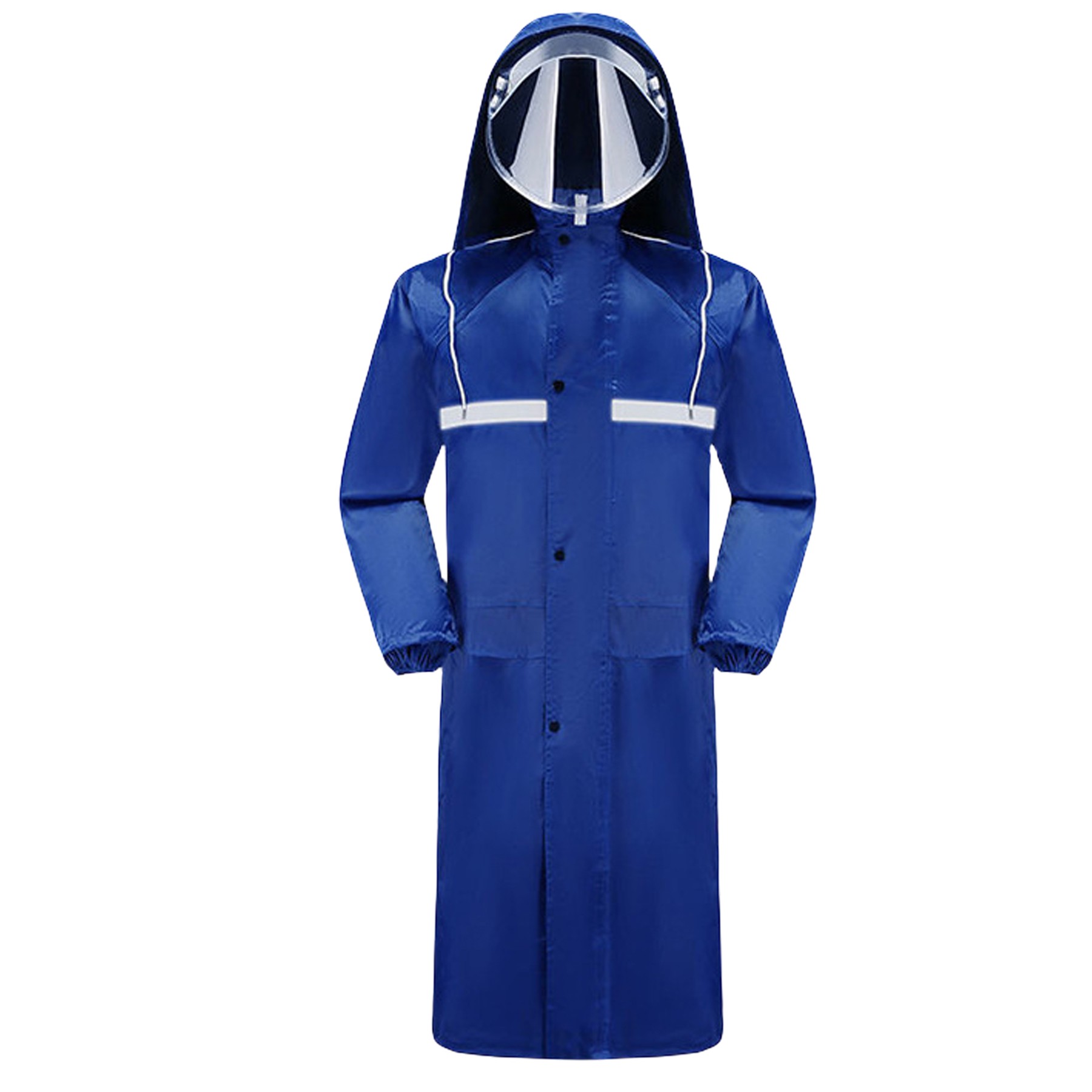 Long Hooded Raincoat 2