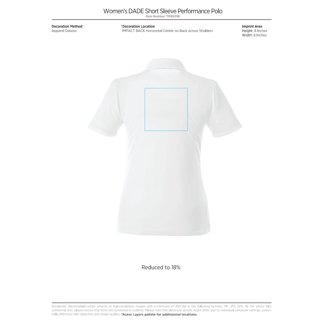 Women's DADE Short Sleeve Polo 694