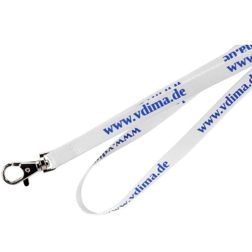 Economy 3/4" Polyester lanyard with J-Hook 2