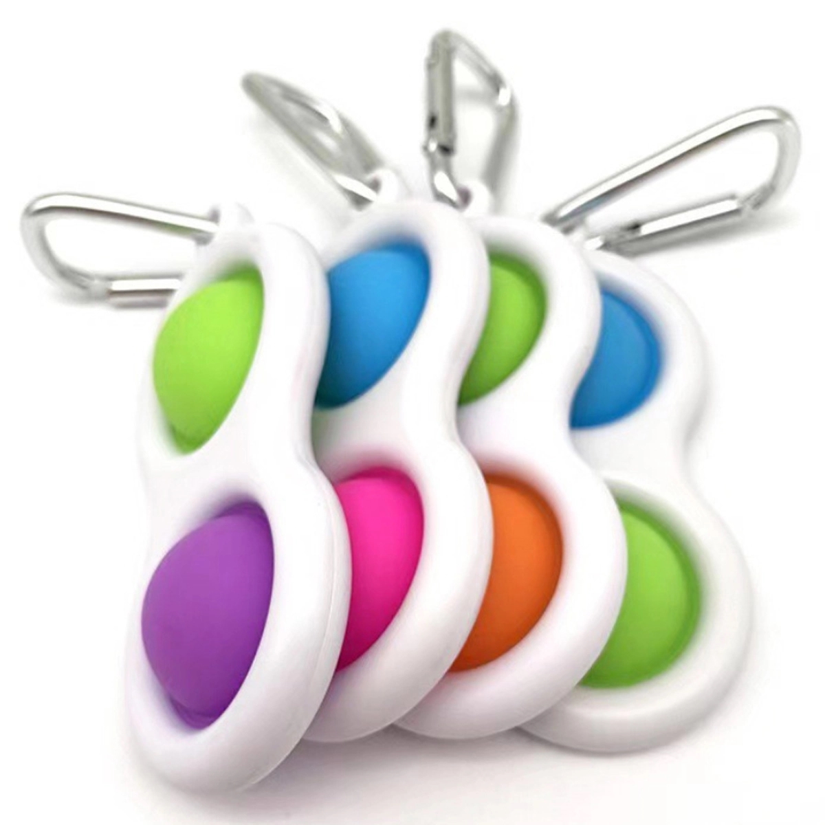 Bubble Popper Fidget Toy Keychain 2