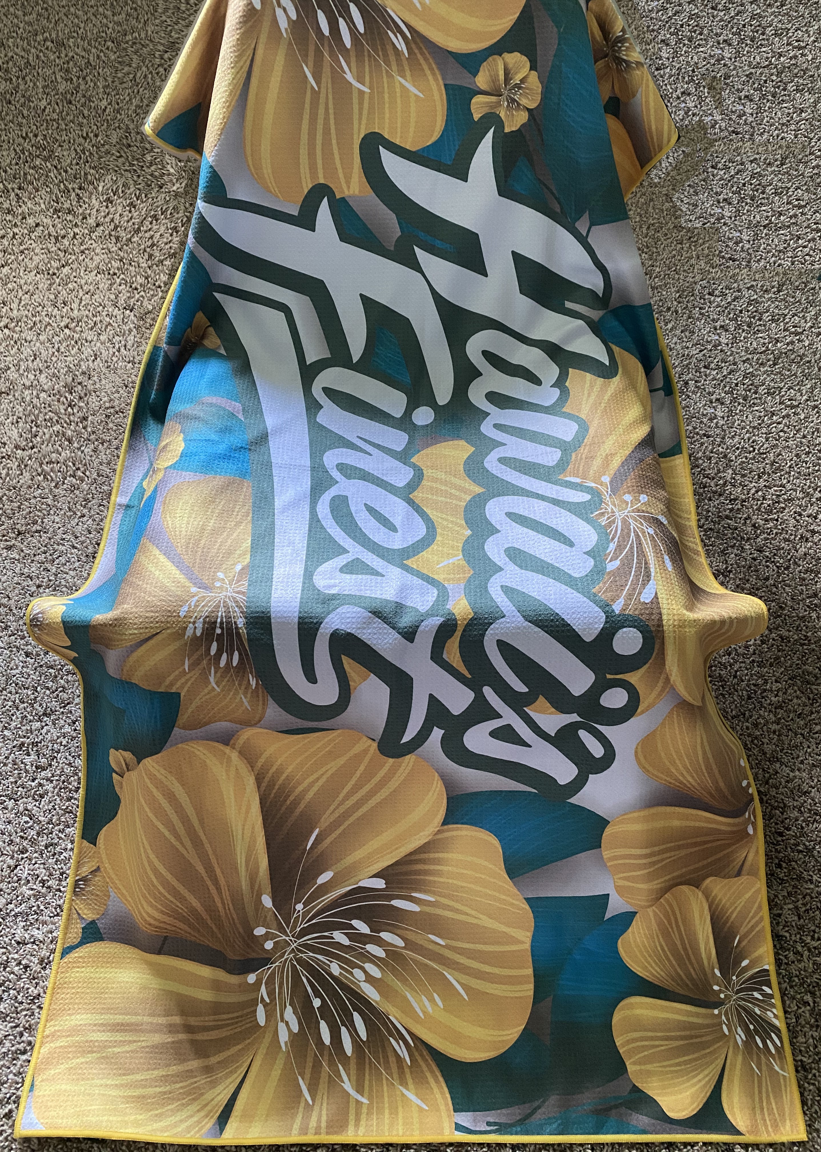Polyblend Dye Sublimation Golf Towel - 380 Gsm 7