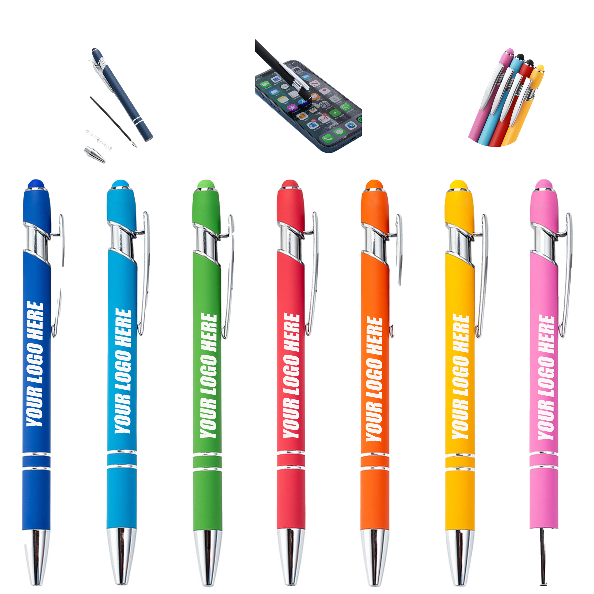 Soft Touchscreen Stylus Metal Pen 1