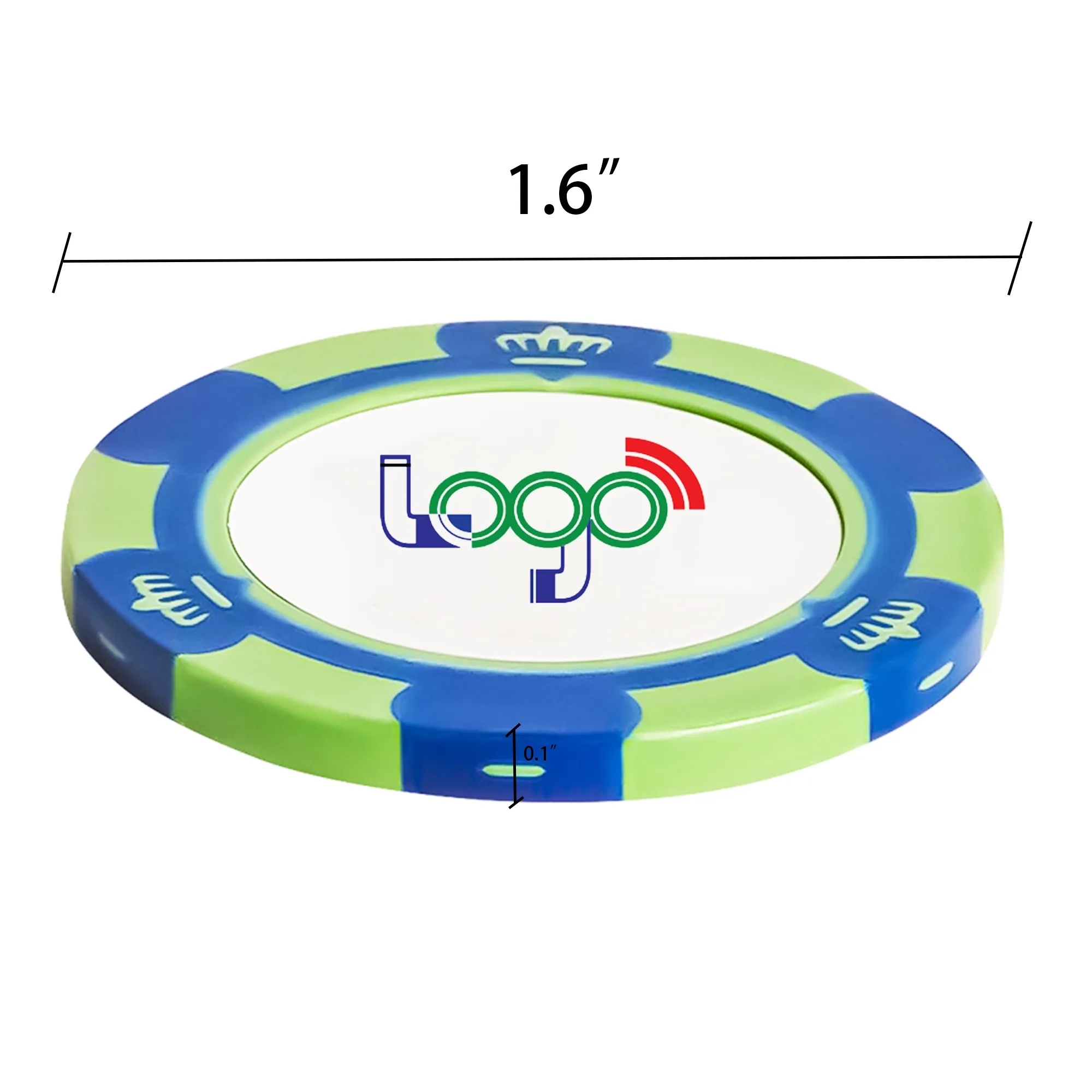 Crown Clay Texas Hold Poker Chips 2