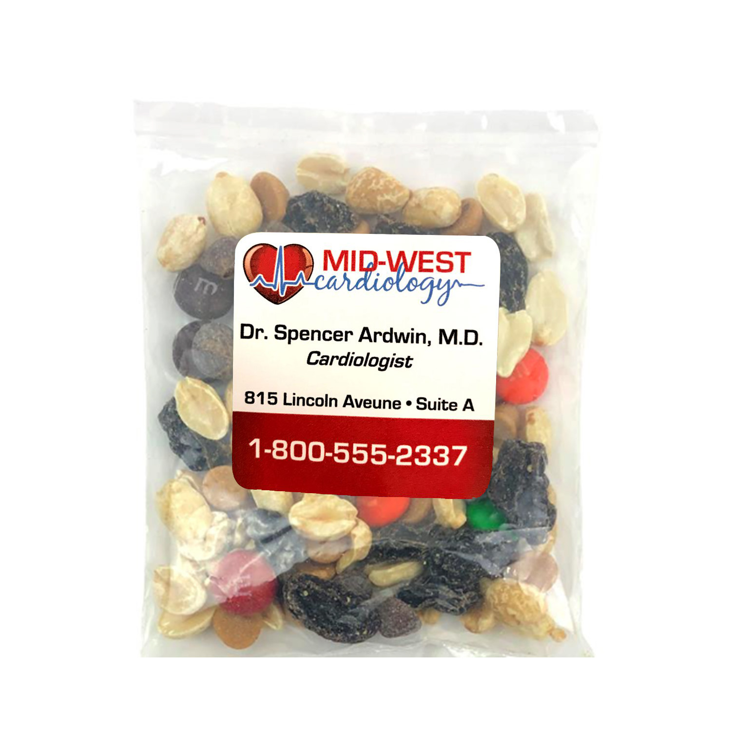 Small Snack Bag with Label Standard Fill 3