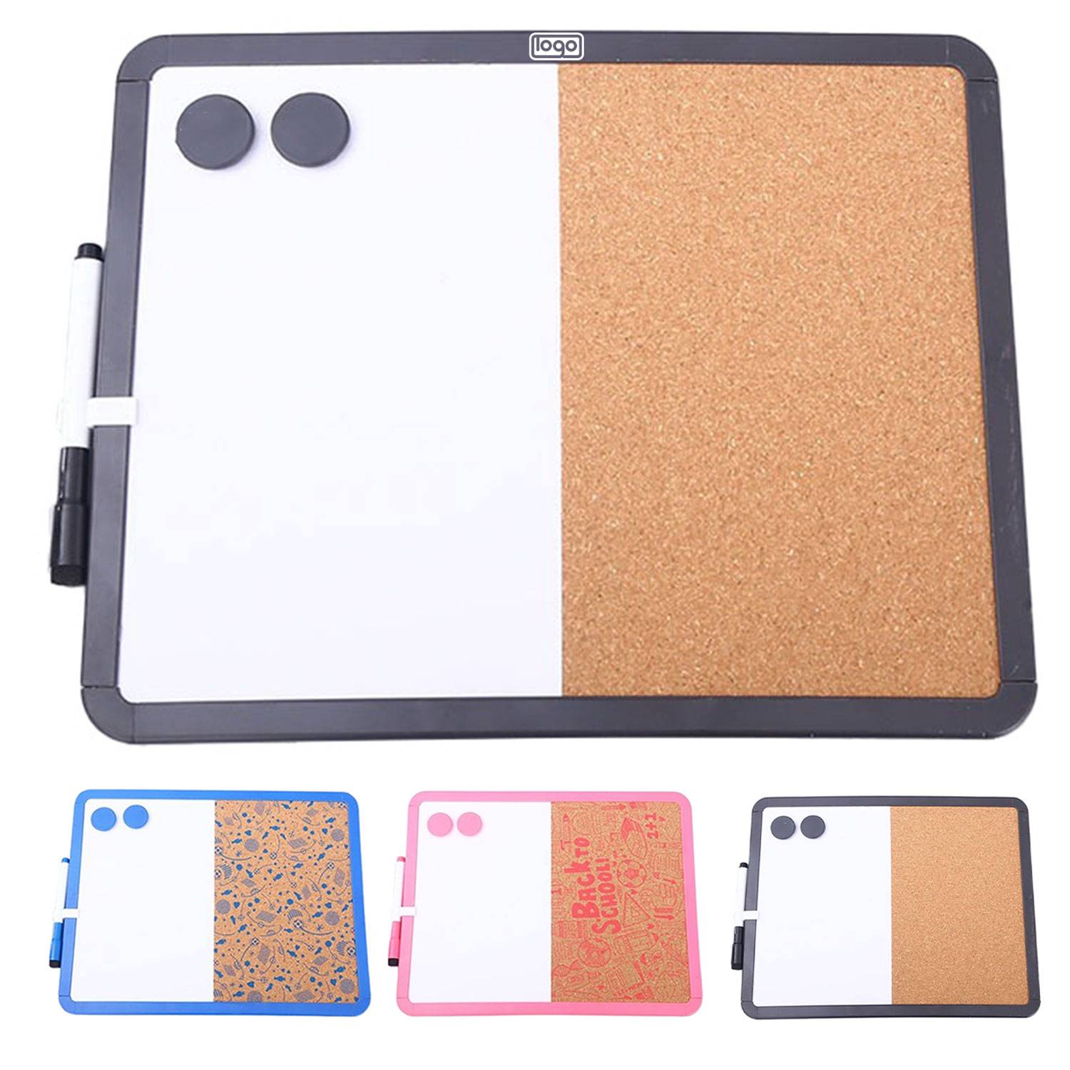 Magnetic Dry Erase Whiteboard Cork Board w/ Pen 5