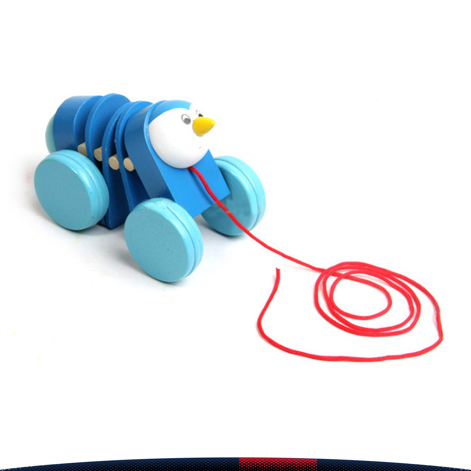 Velori Wooden Pull Along Toy Car 5