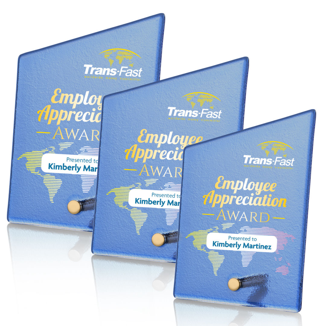 Atchison Blue Slant VividPrint™ Award - Gold