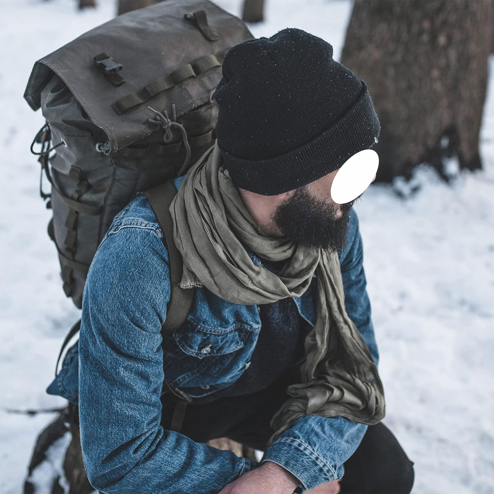 Solid Color Acrylic Knit Beanie Hat 1