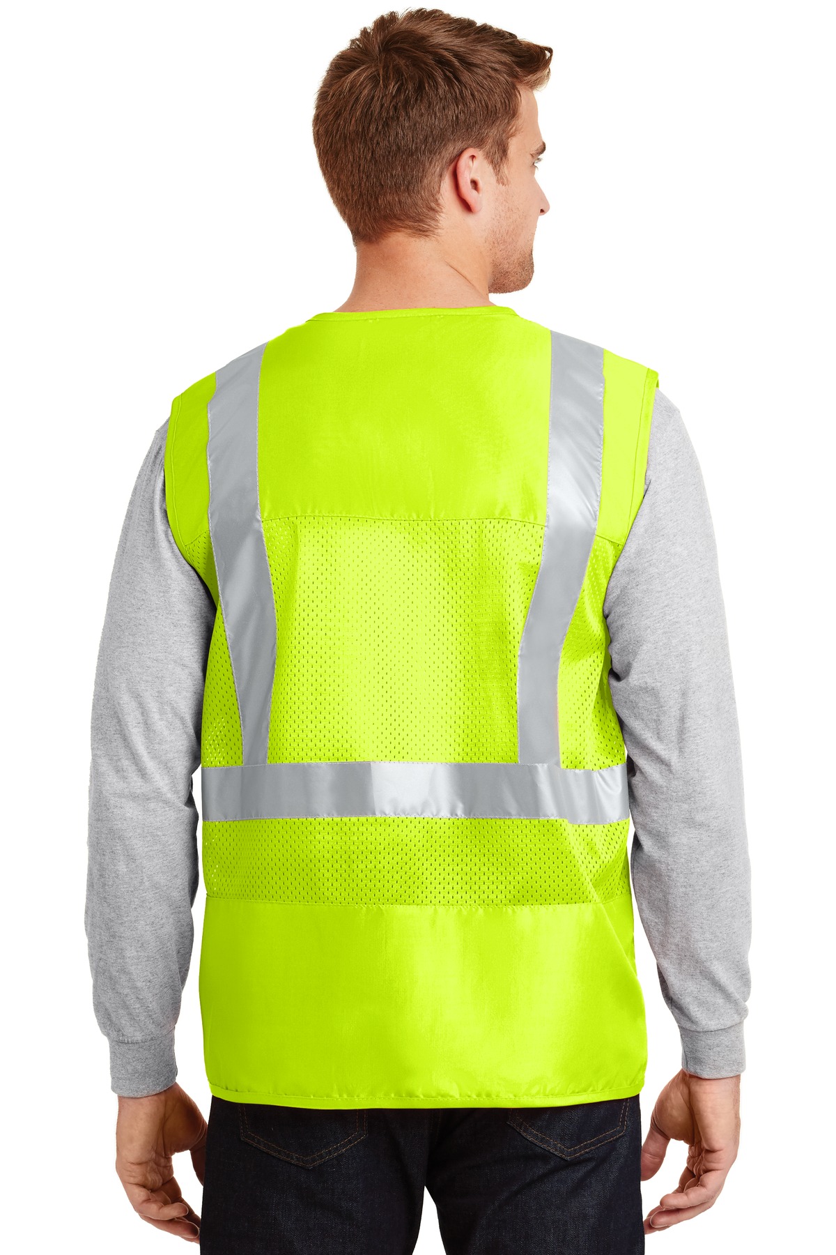 CornerStone - ANSI 107 Class 2 Mesh Back Safety Vest. CSV405 1