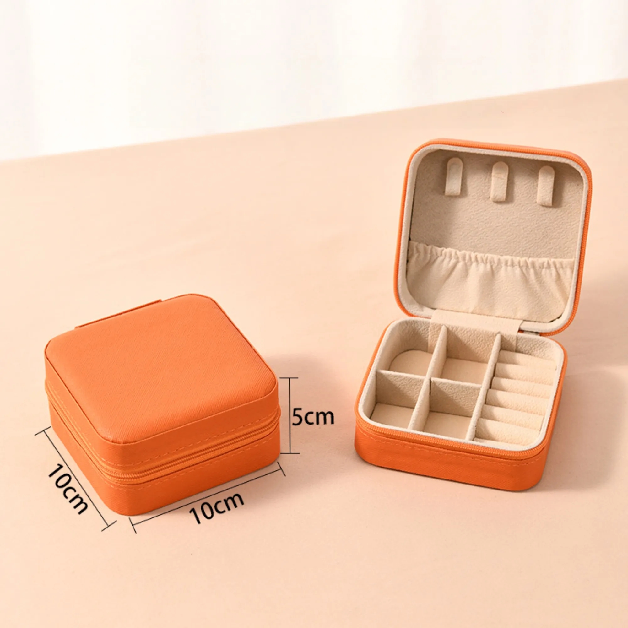 Pu Leather Small Jewelry Box Organizer 2