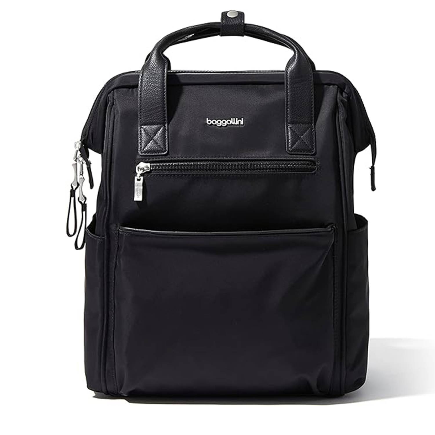 Large Capacity Polyester RFID Laptop Backpack w/ Handle 4