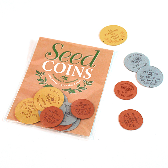 In Planting We Trust Seed Paper Coin Packs 3