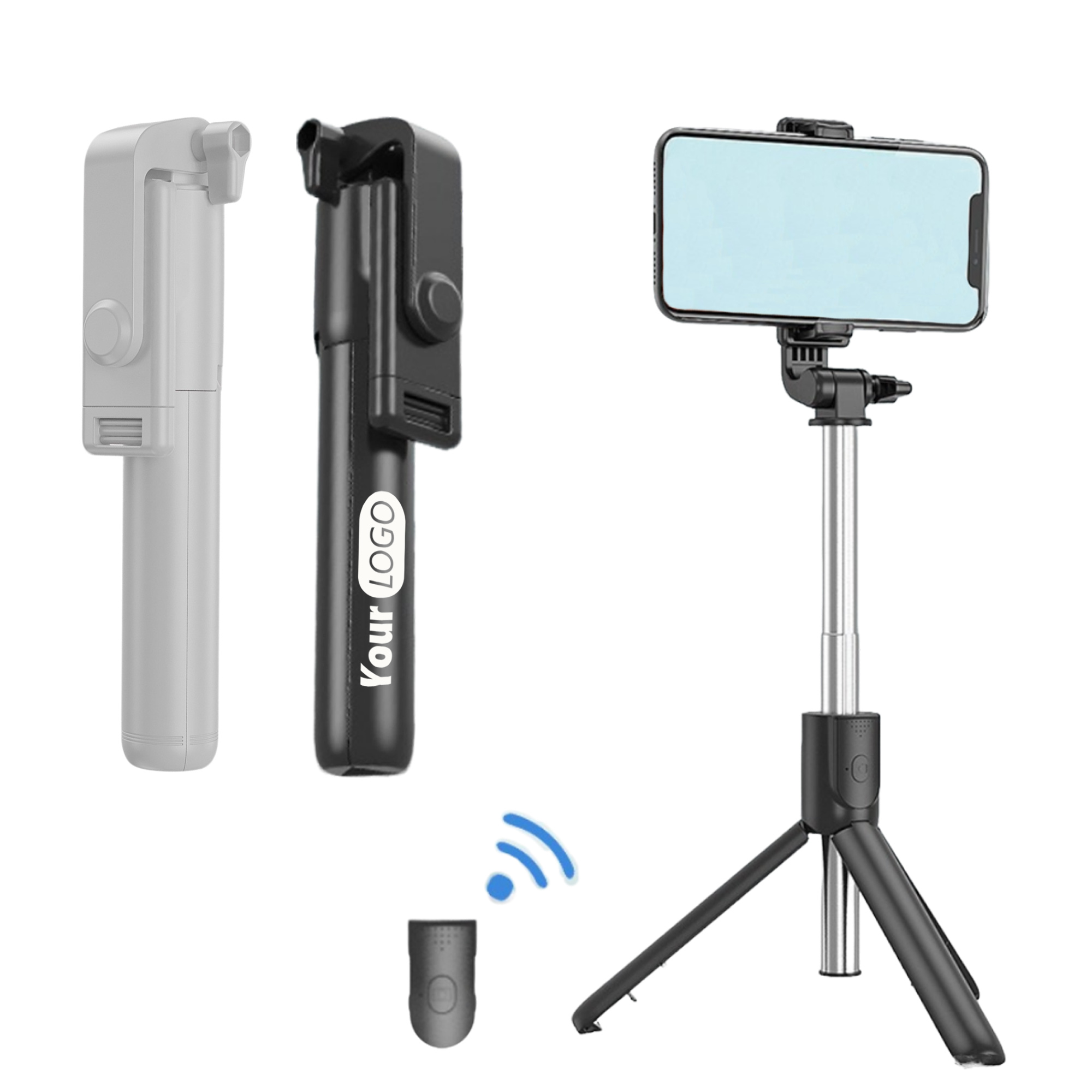 Remote Control Extendable Selfie Stick Phone Tripod Stand 4