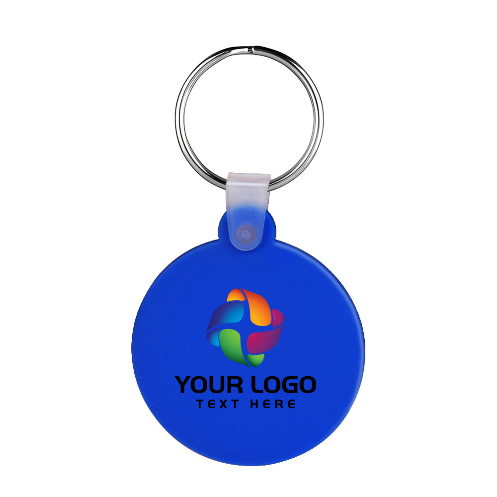 Round Shaped Silicone Keychain 10