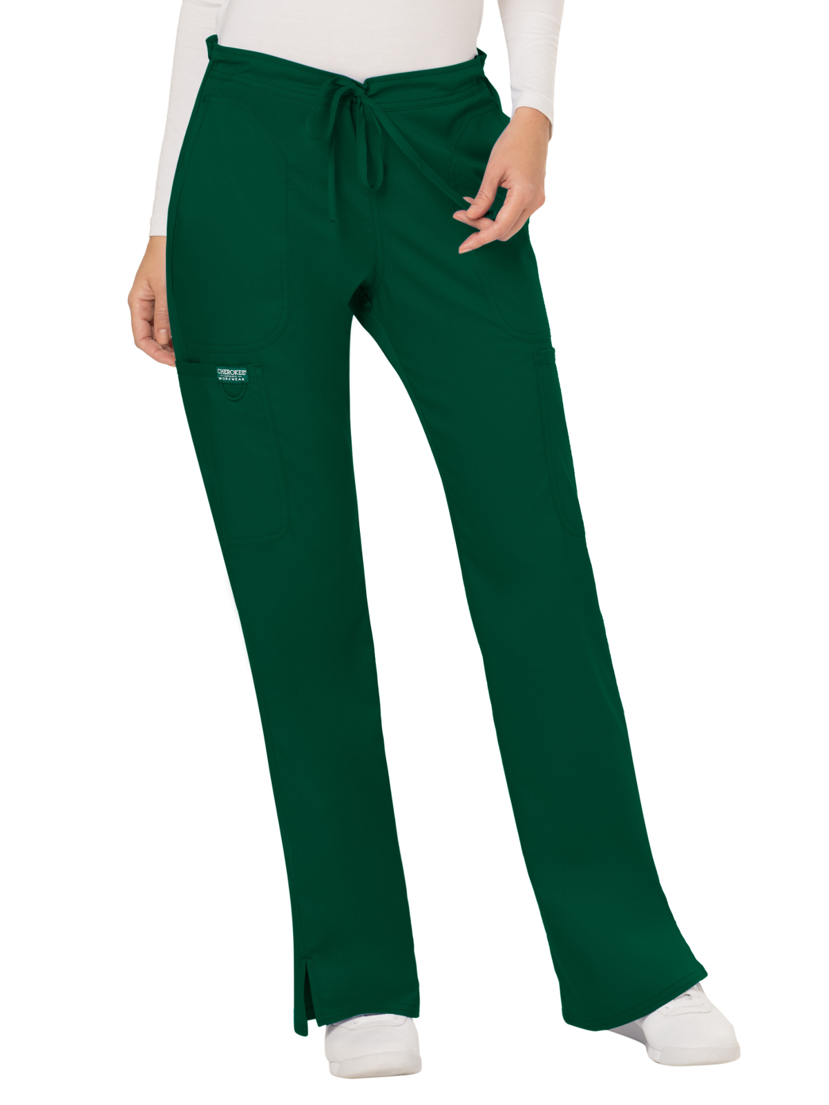 Cherokee - Workwear Revolution - Women's 5-Pocket Mid Rise Drawstring Pant 24