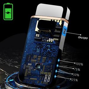 Rotated Arc Lightning Lighter With Flashlight And USB Charging 13