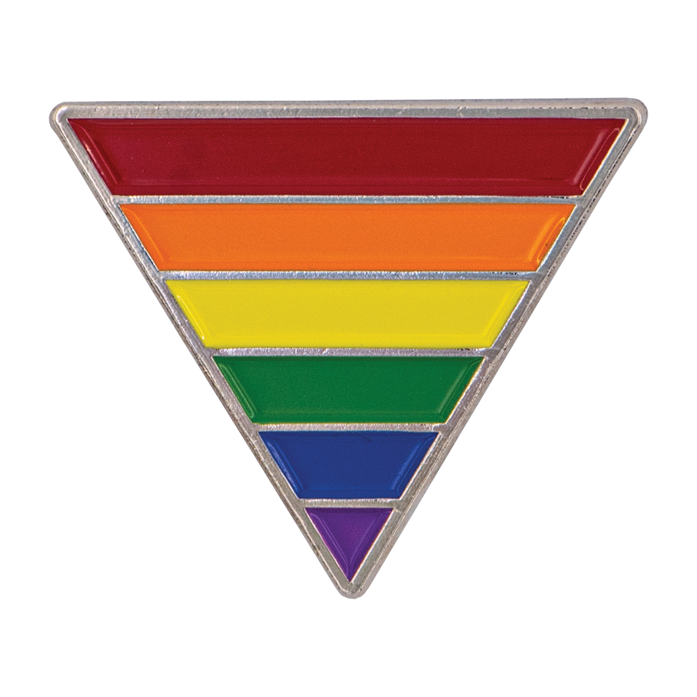 Rainbow Triangle Pride Lapel Pin 4