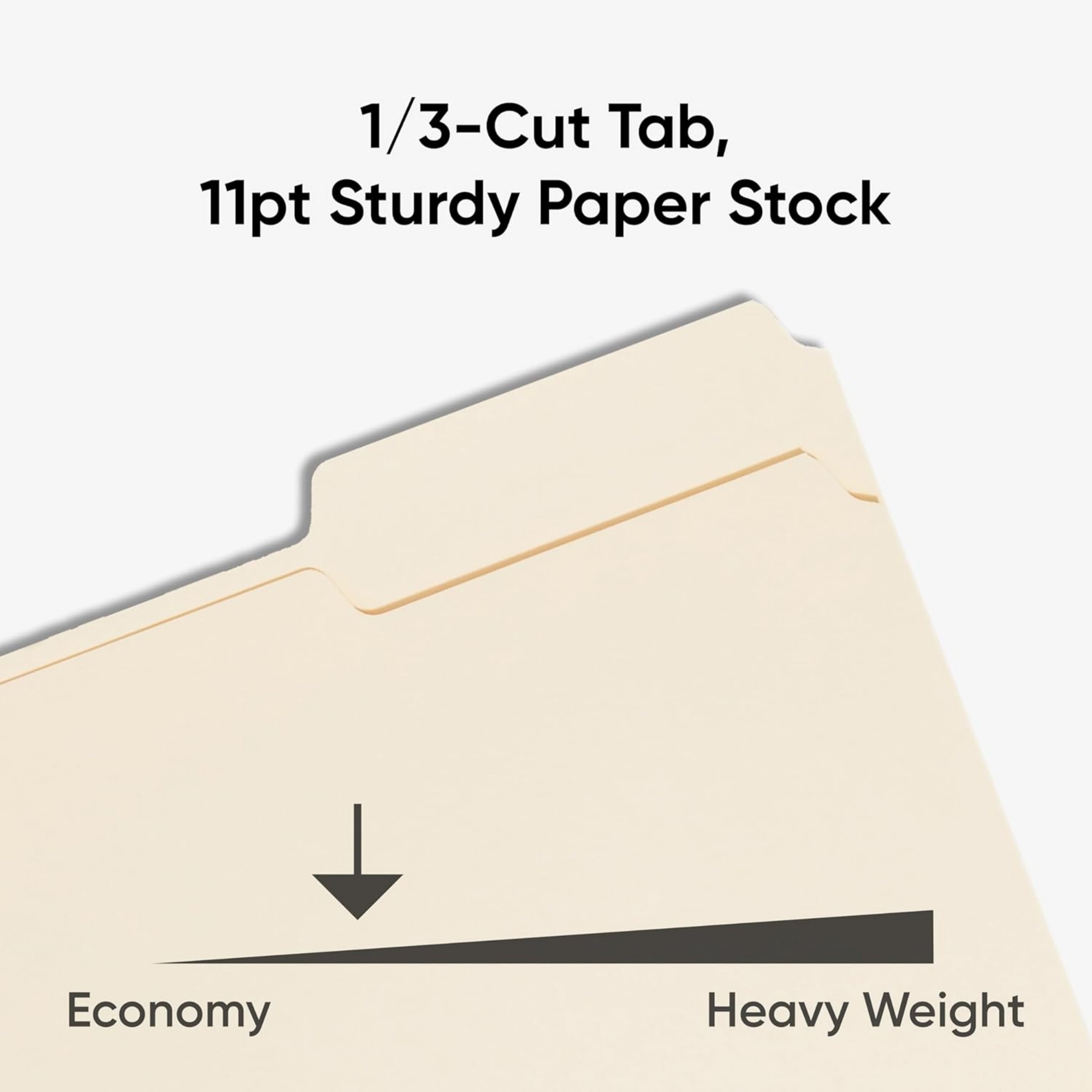 1/3-Cut Tab Letter Size File Folder 2