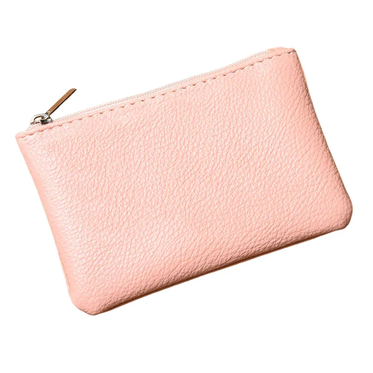 Compact Polyurethane Mini Coin Purse with Zipper 8