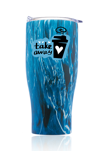 27 oz Stainless Steel Insulated Tumblers with Clear Lids 11