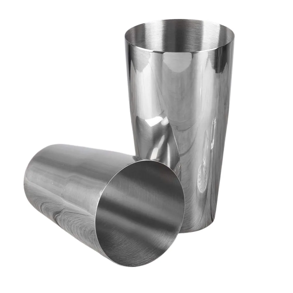 Seamless Stainless Steel Boston Cocktail Shaker 3