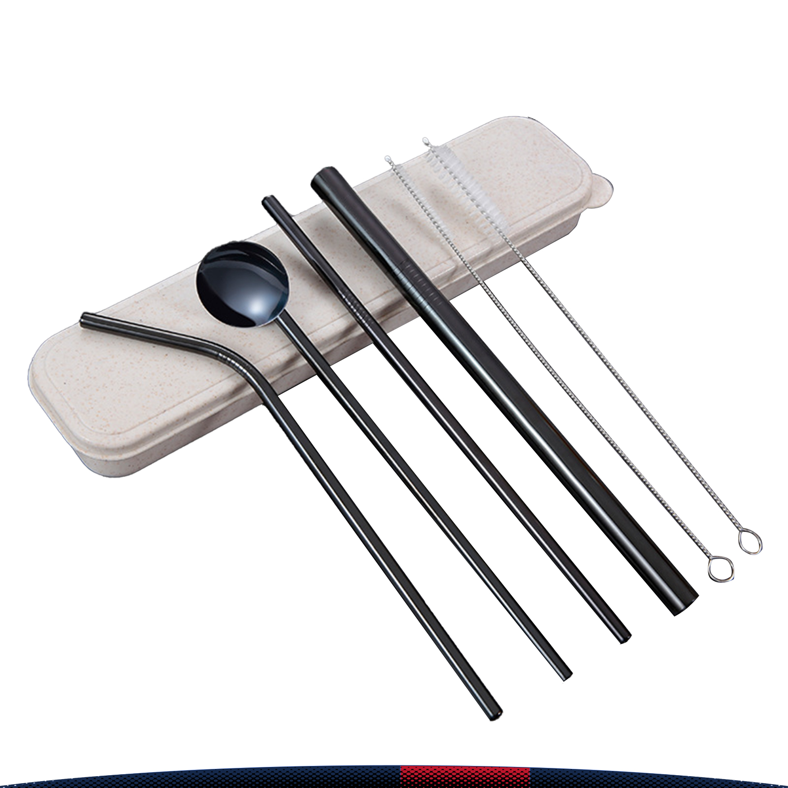 Stainless Steel Straw Set 5