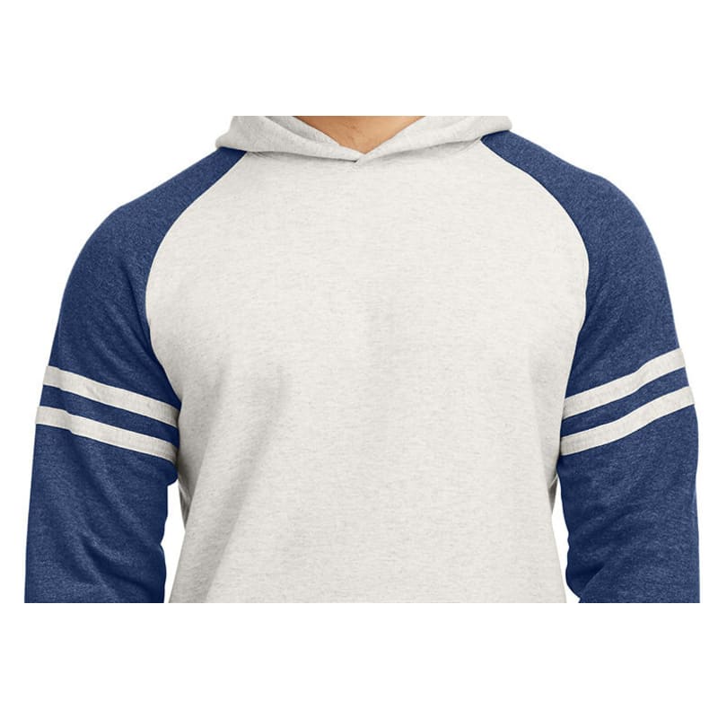 Jerzees Unisex NuBlend Varsity Color-Block Hooded Sweatshirt 5