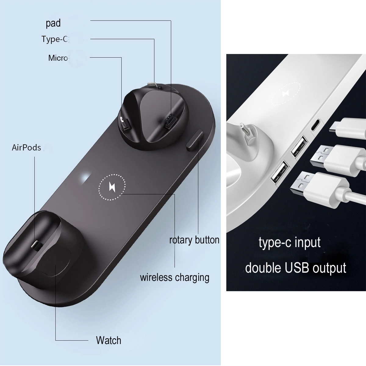 6 in 1 Wireless Charging Station 2