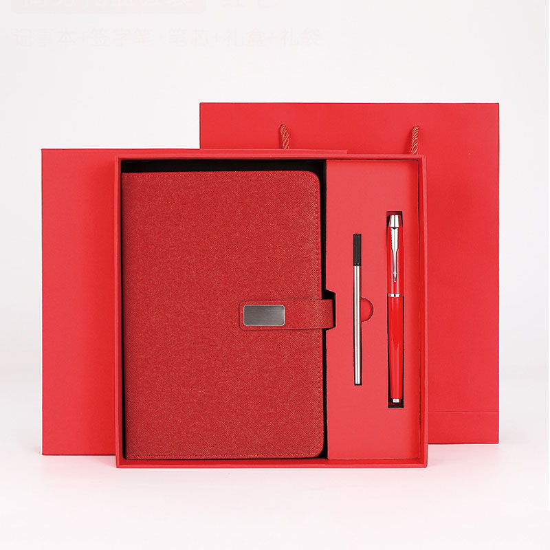 A5 Business Gift Set with Notebook Pen Refill 6