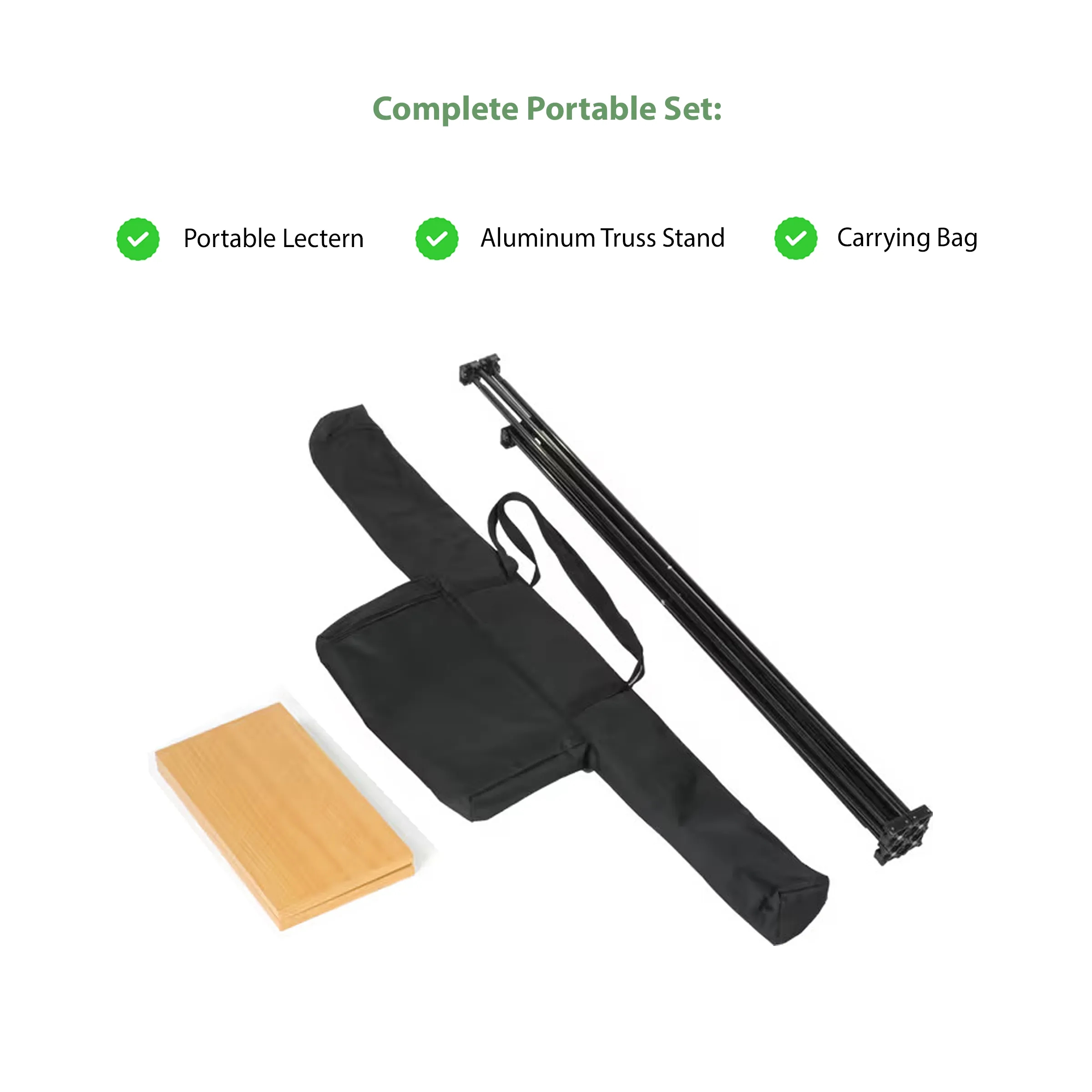 Straight Portable Podium - Hardware 5