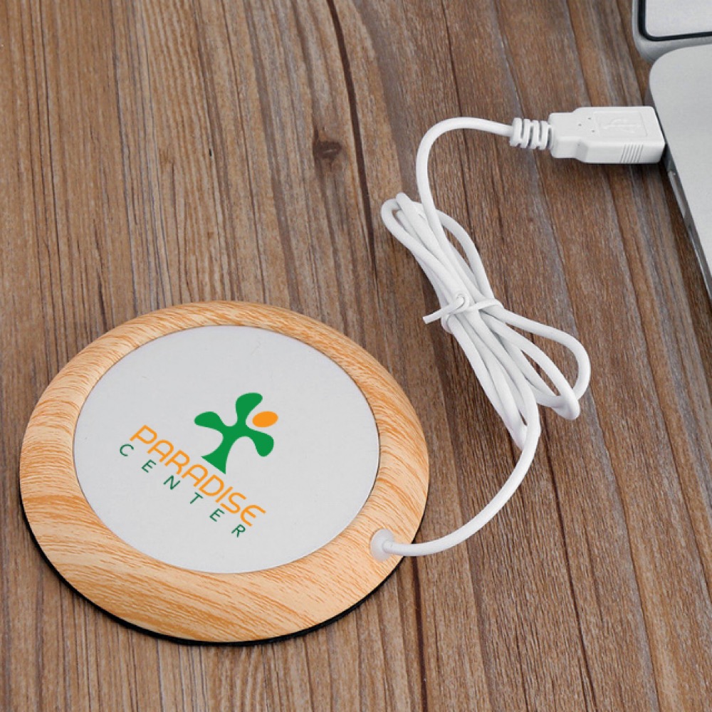 Wooden USB Warming Coaster 6