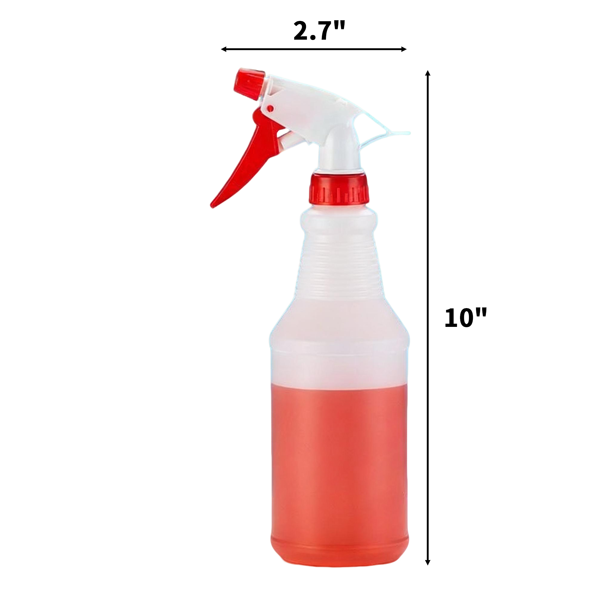 High Density Polyethylene Sixteen Ounce Spray Bottle 3