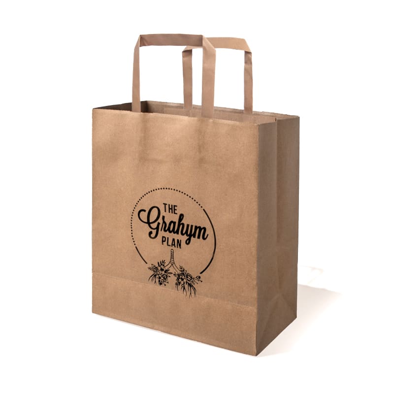 8 X 10 Inch Custom Paper Shopping Bag With Handles 8