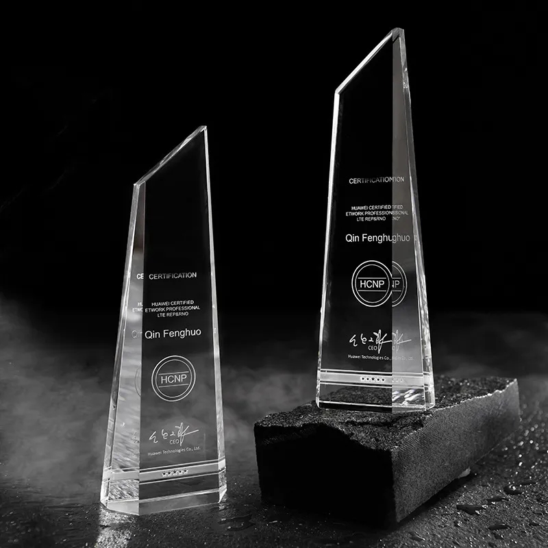Crystal Faceted Peak Award 2