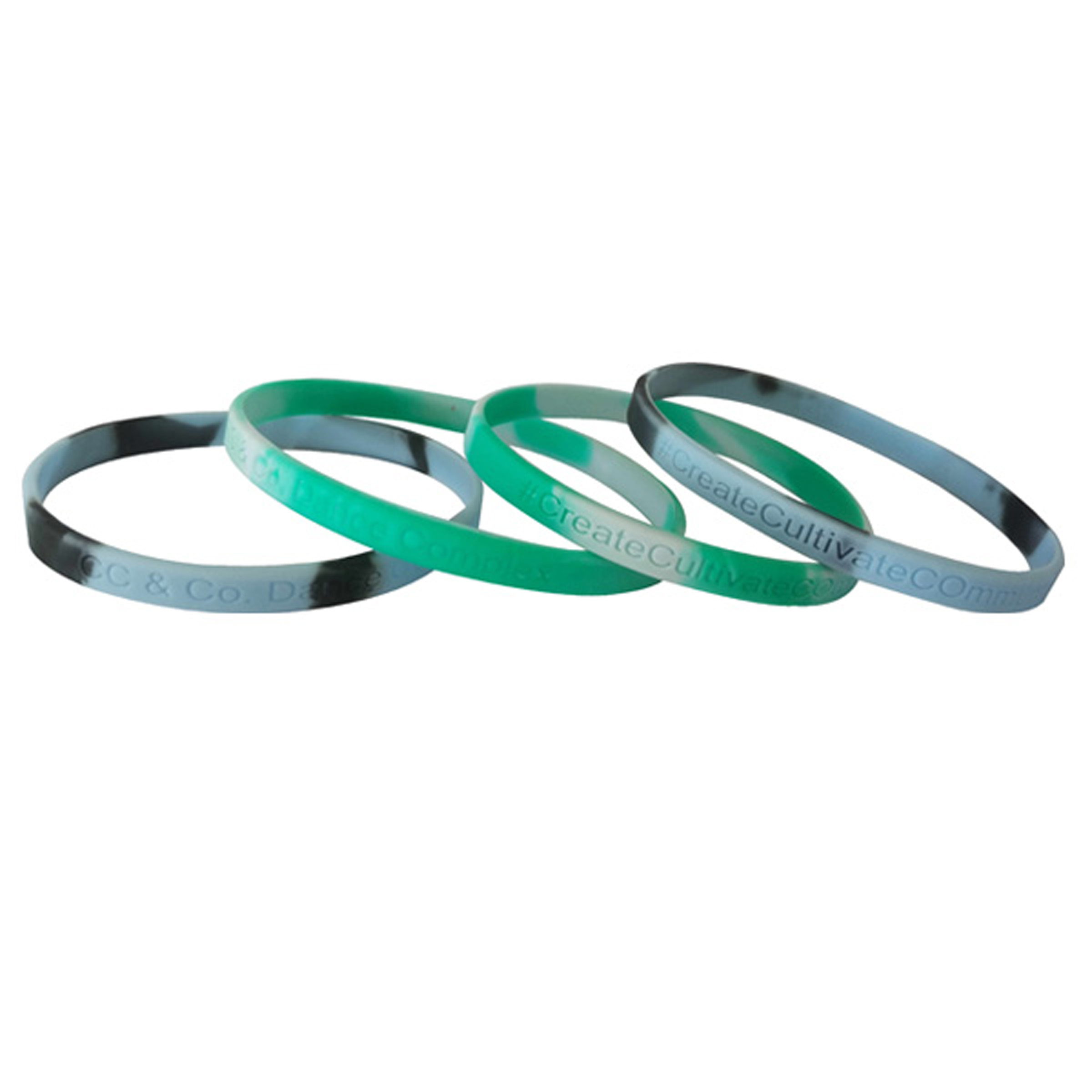 Debossed Silicone Wristband 12