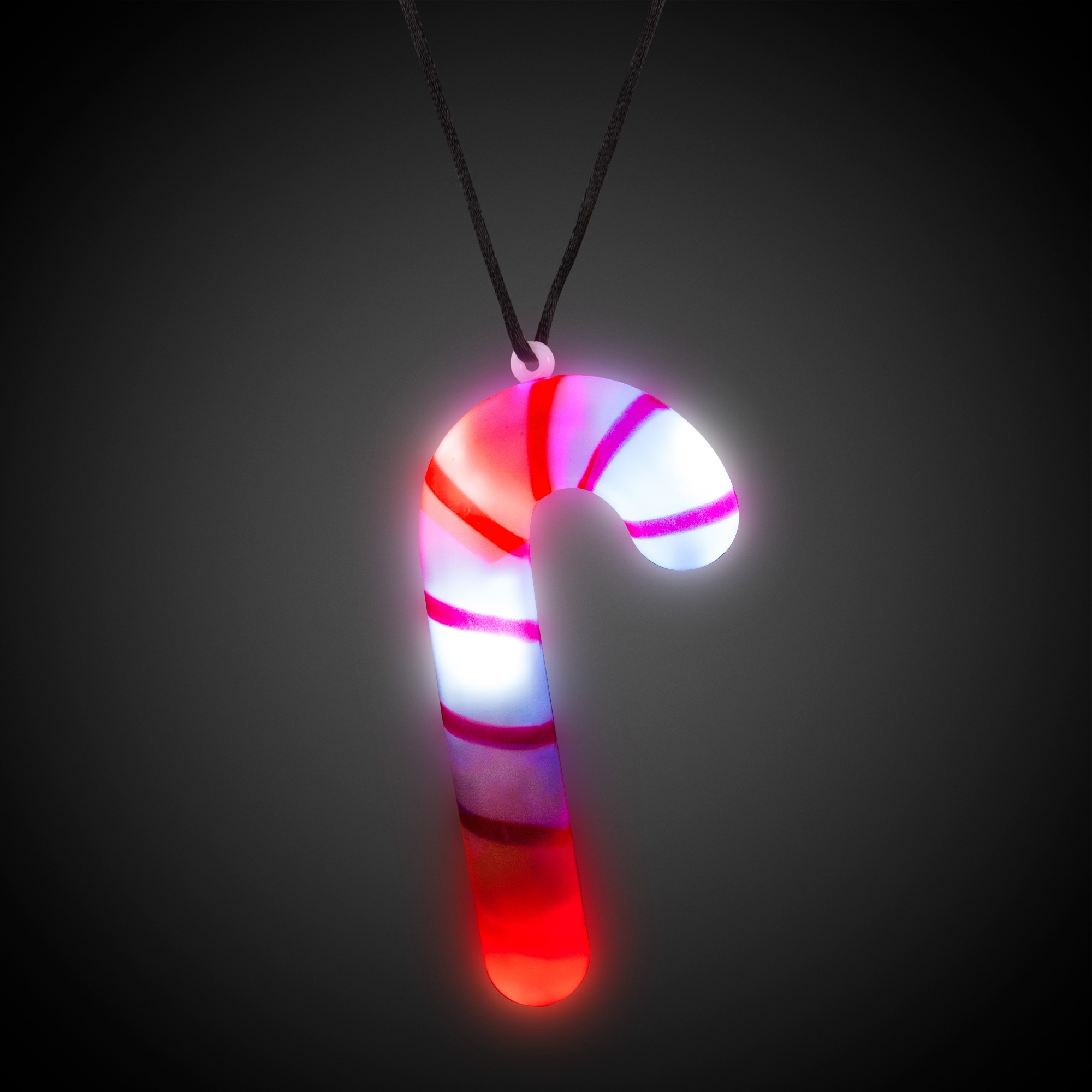 LED Candy Cane Necklace 2