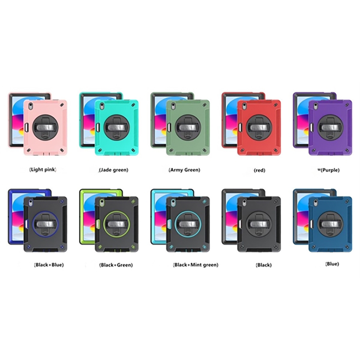 iPad 10 Rugged Case with Shoulder Strap 8