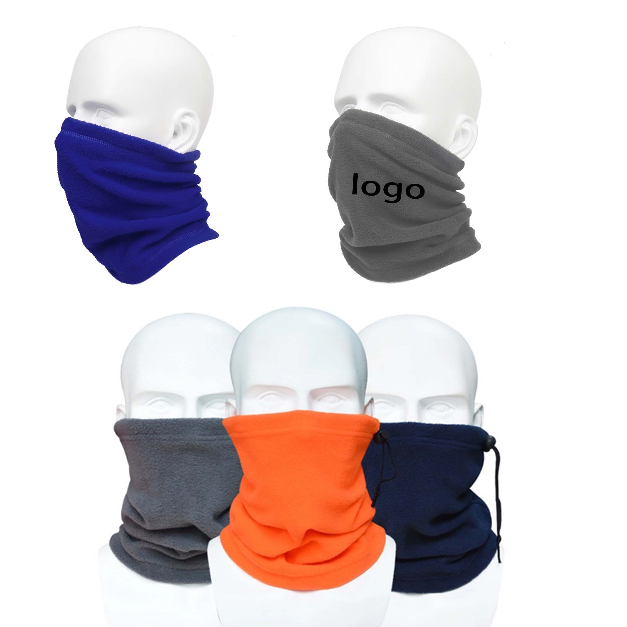 Outdoor Thickened Windproof Fleece Warm Scarf 5