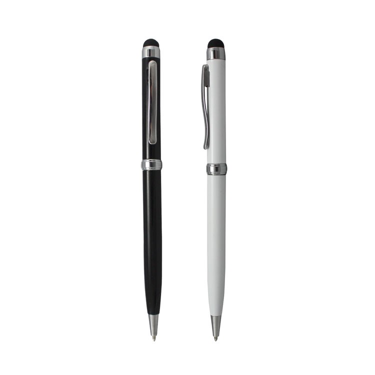 Classic twist-action metal ballpen with stylus 5