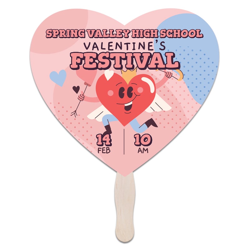 Heart Shape Hand Fans 5